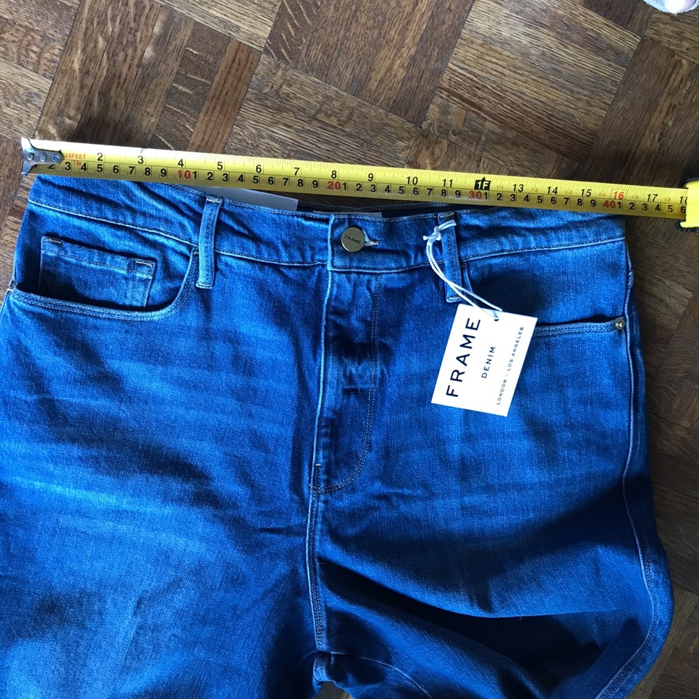 Frame Le Sylvie Crop Straight Leg Jeans size 32 - Picture 13 of 16